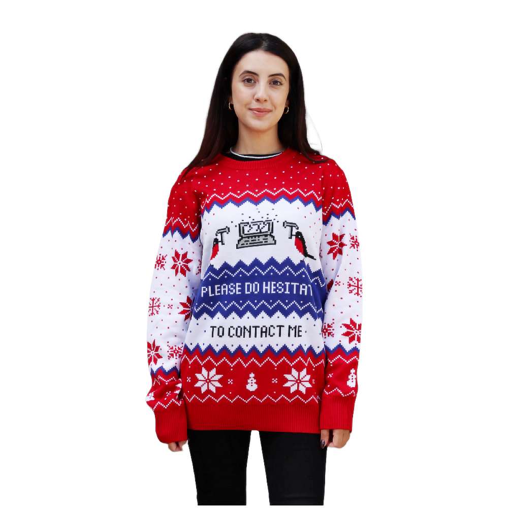 Please Do Hesitate To Contact Me Sweater - NovaSmartLinks