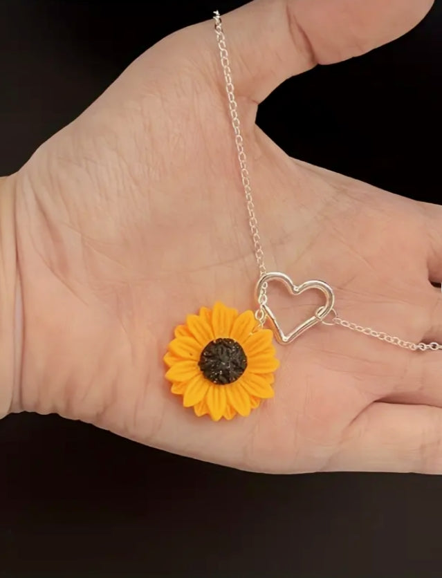 Sunflower Love Lariat Necklace - NovaSmartLinks
