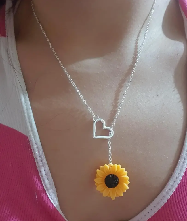 Sunflower Love Lariat Necklace - NovaSmartLinks