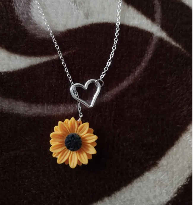 Sunflower Love Lariat Necklace - NovaSmartLinks