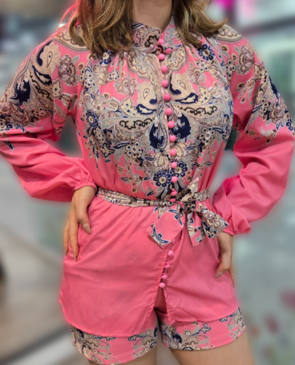 Sexy Button Shirt With Shorts - NovaSmartLinks