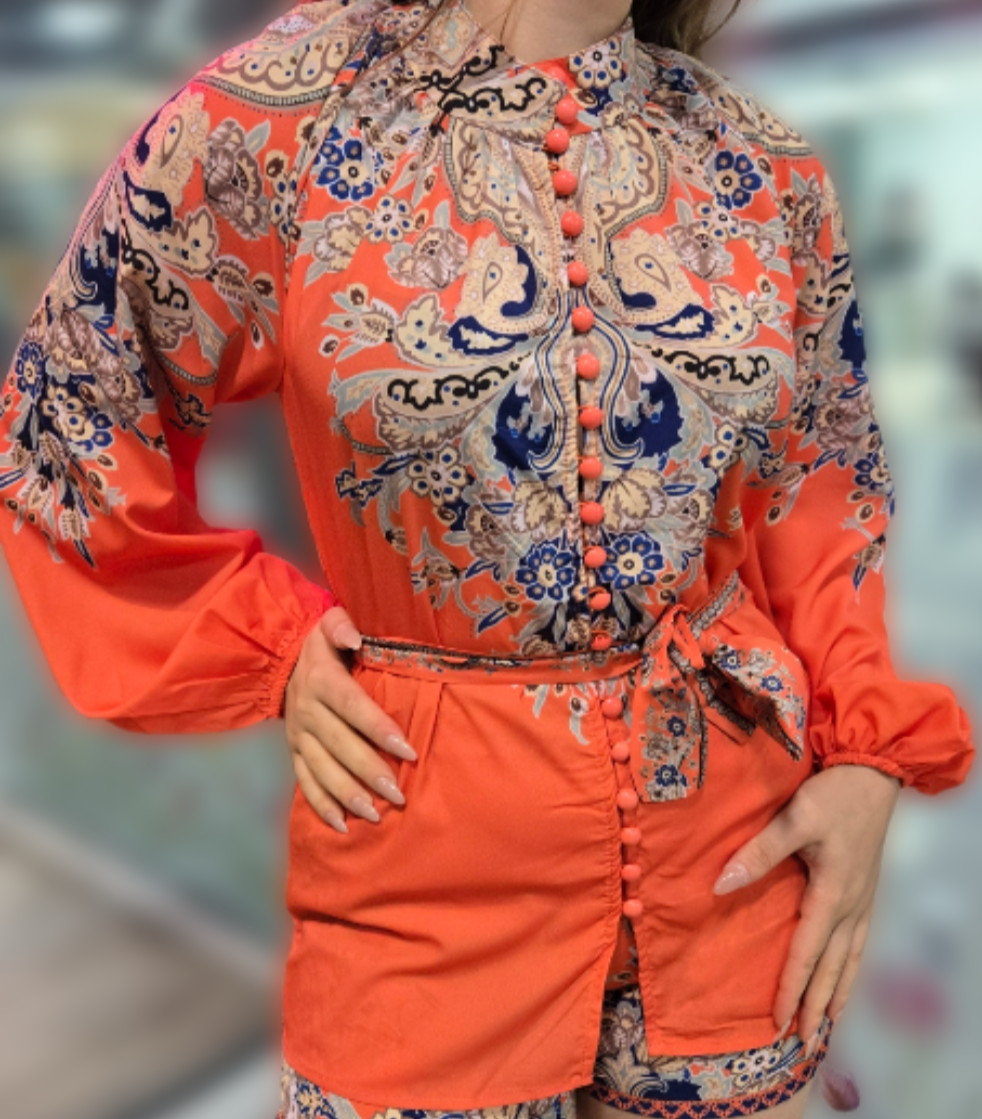 Sexy Button Shirt With Shorts - NovaSmartLinks