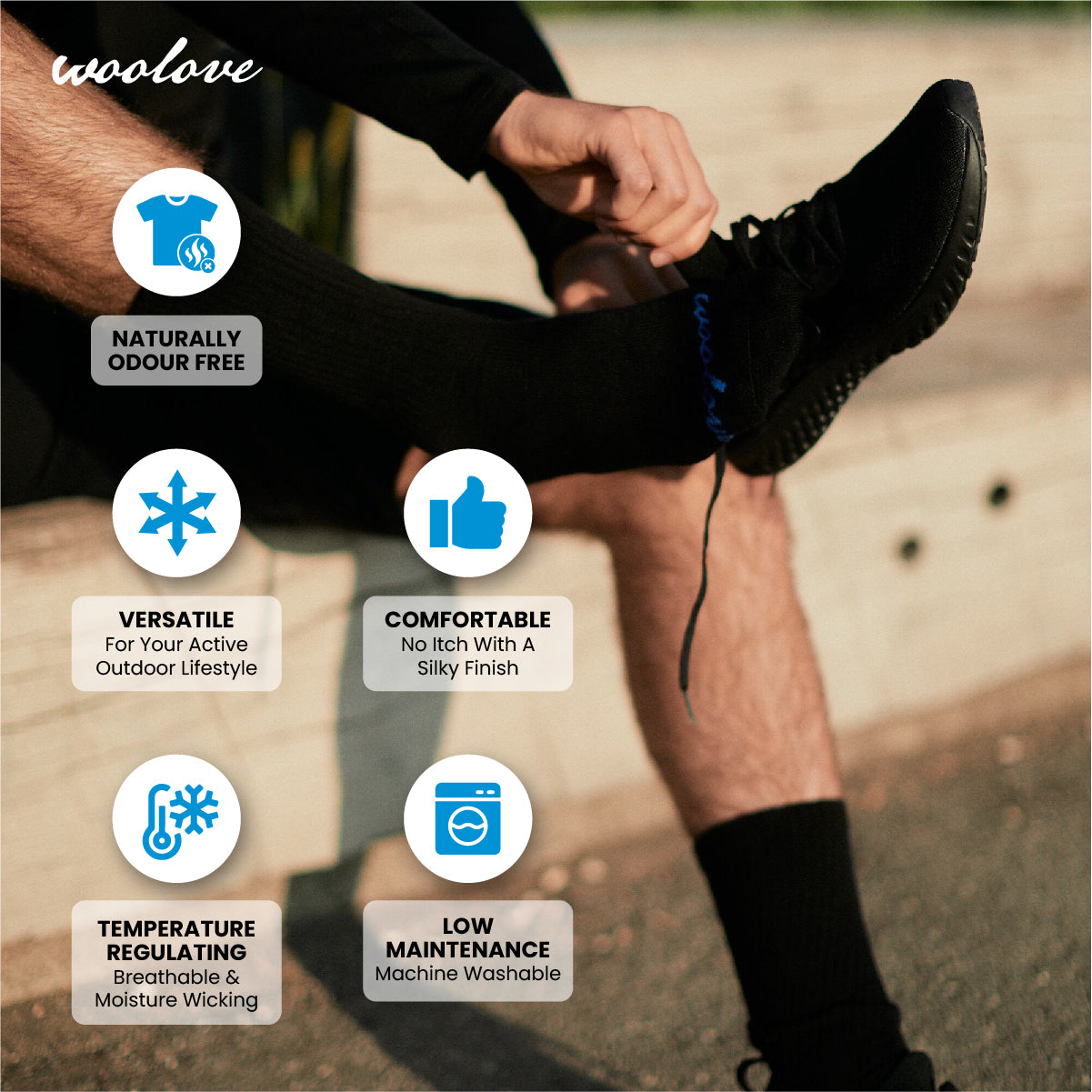 Unisex Merino Wool Premium Base Layer Socks (2 Pack) - NovaSmartLinks