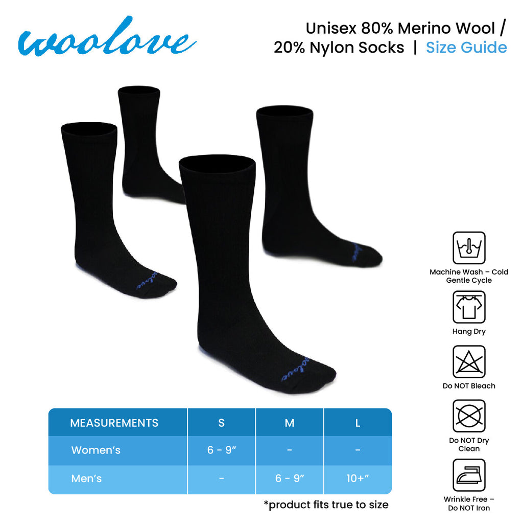 Unisex Merino Wool Premium Base Layer Socks (2 Pack) - NovaSmartLinks