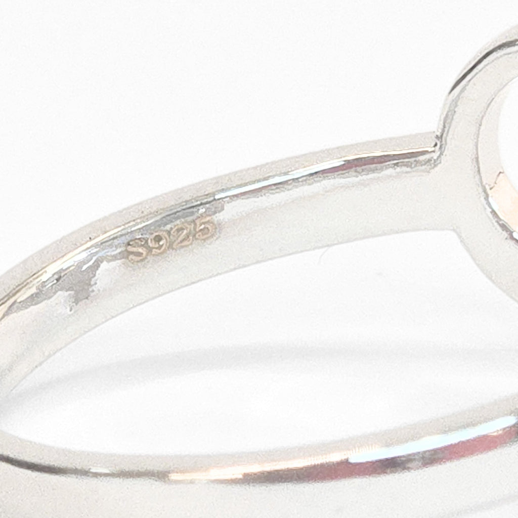 Sterling Silver Rose Gold Infinity Heart Ring - NovaSmartLinks
