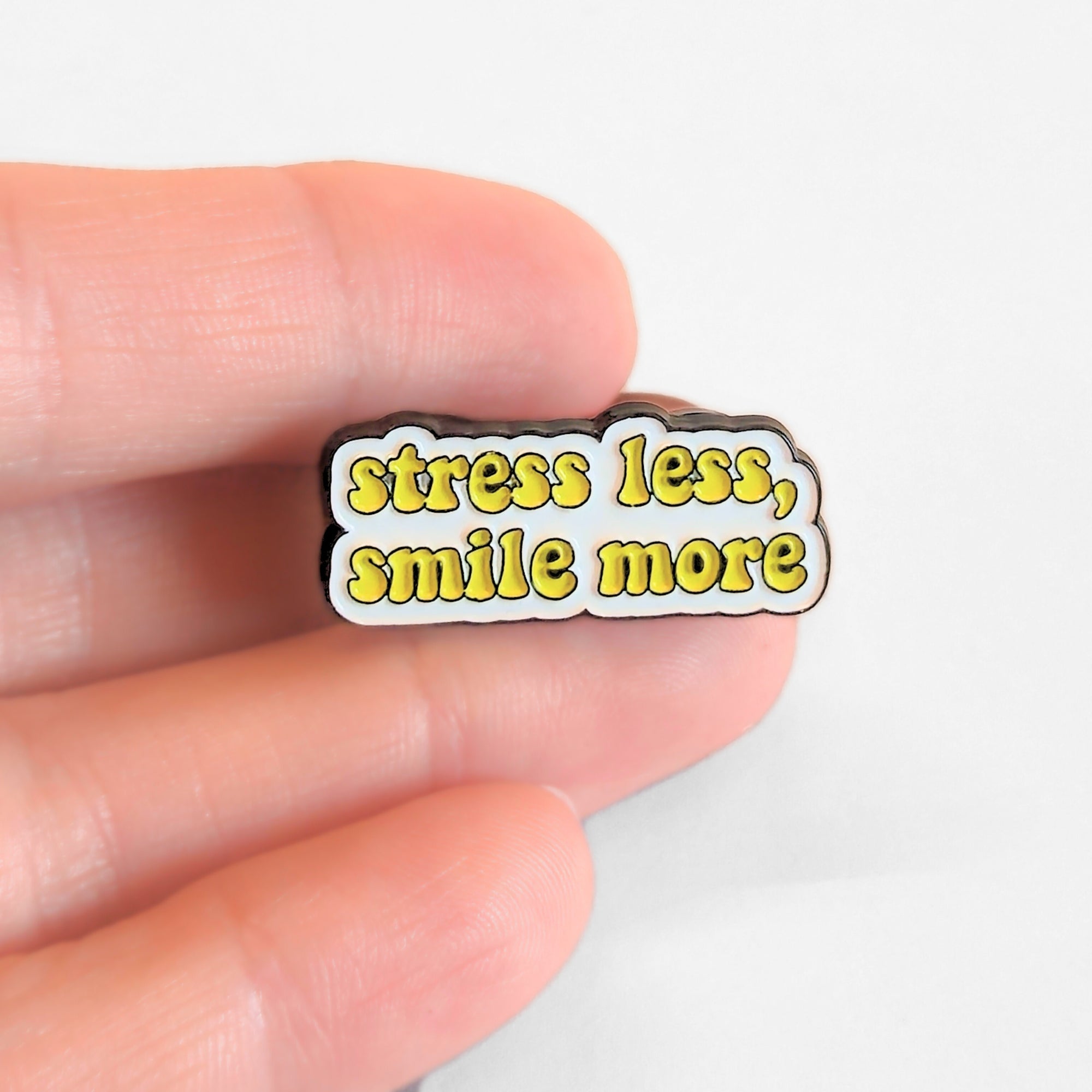 Stress Less Smile More | Collectible Pin - NovaSmartLinks