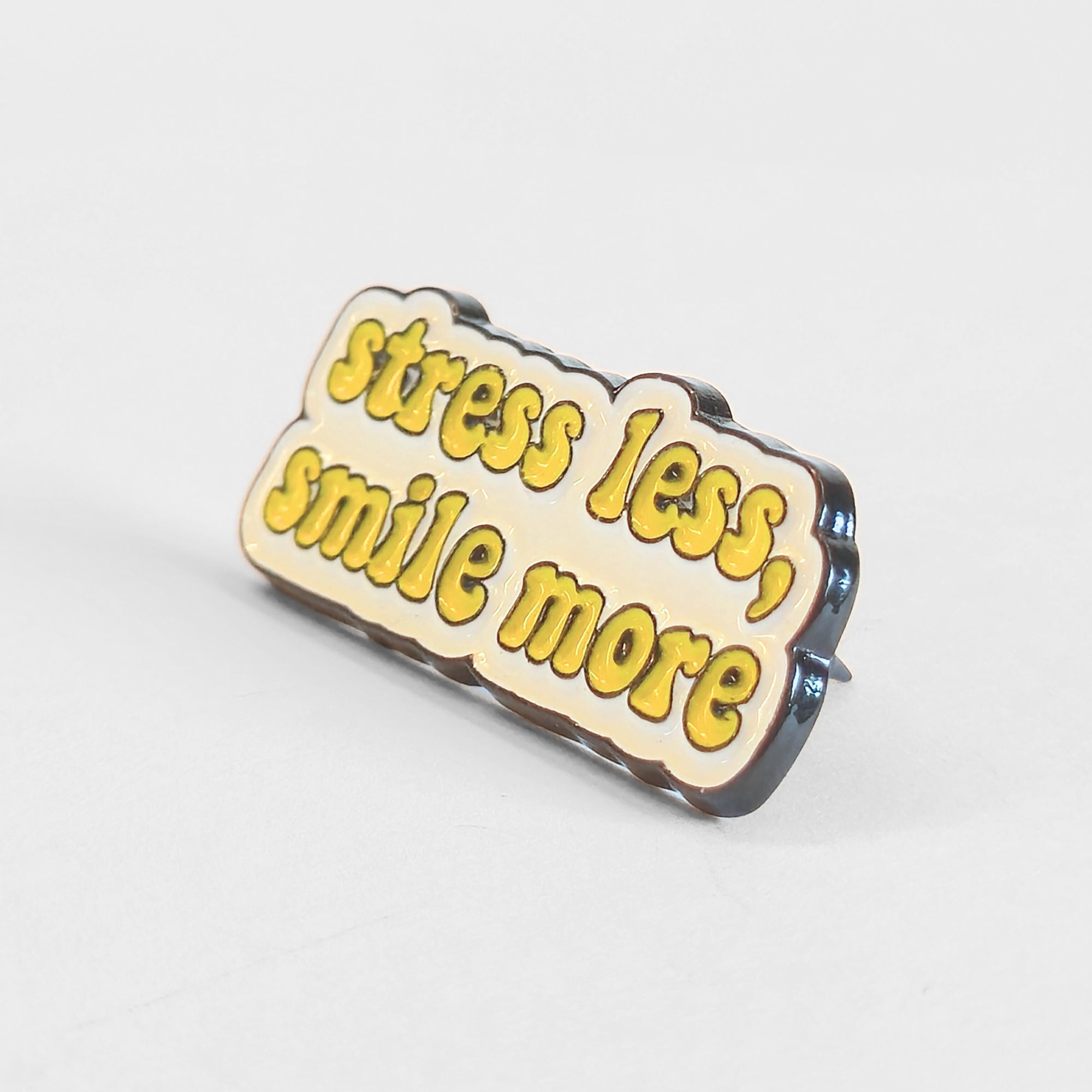 Stress Less Smile More | Collectible Pin - NovaSmartLinks