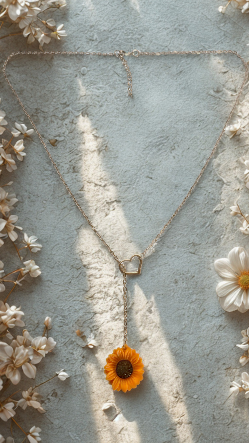 Sunflower Love Lariat Necklace - NovaSmartLinks