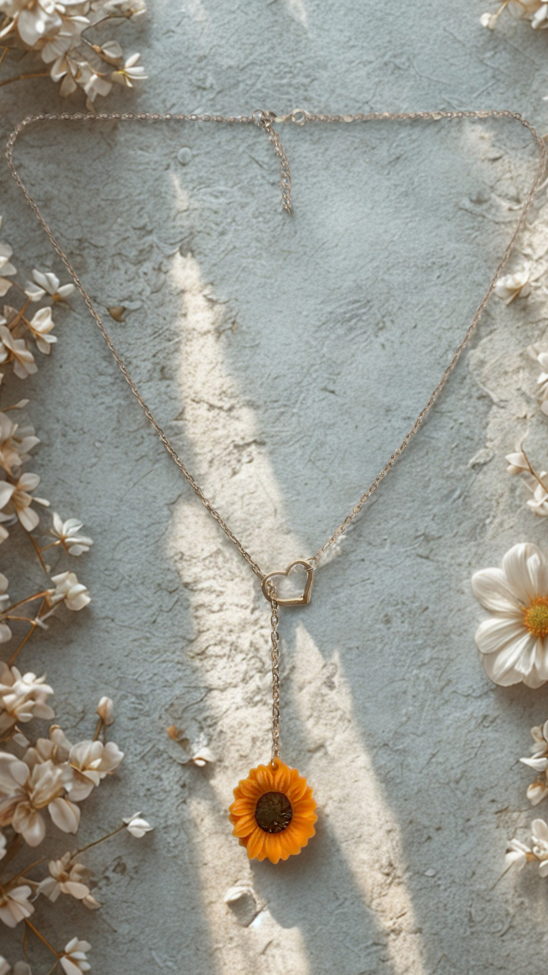 Sunflower Love Lariat Necklace - NovaSmartLinks