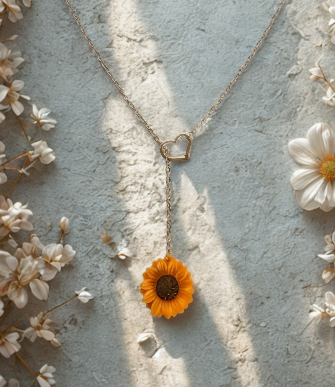 Sunflower Love Lariat Necklace - NovaSmartLinks