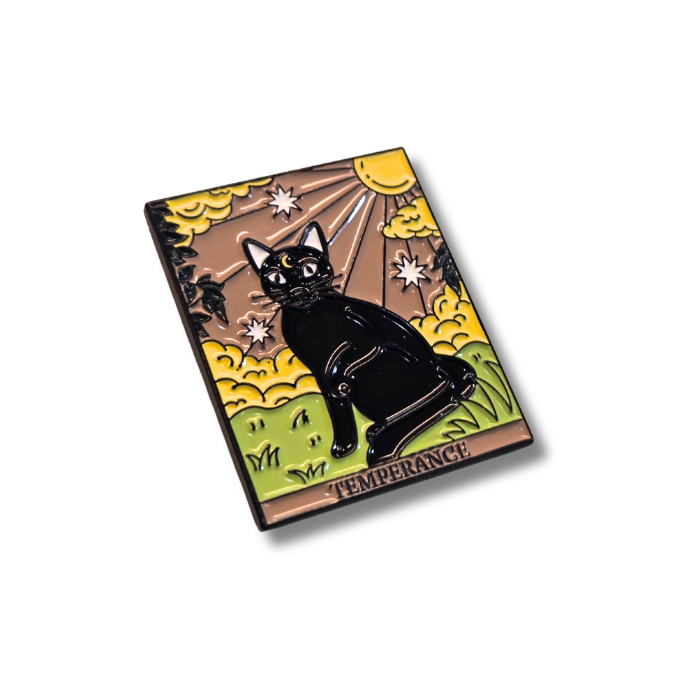 "Temperance" Cat Tarot Card | Collectible Pin - NovaSmartLinks
