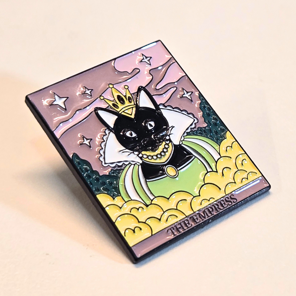 "The Empress" Cat Tarot Card | Collectible Pin - NovaSmartLinks