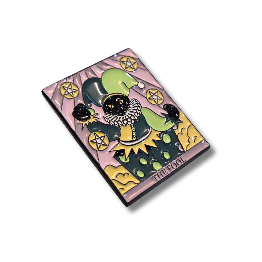 "The Fool" Cat Tarot Card | Collectible Pin - NovaSmartLinks