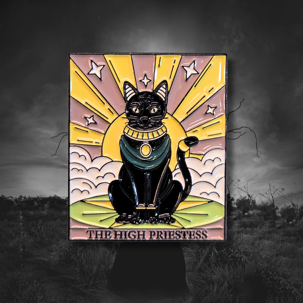 "The High Priestess" Cat Tarot Card | Collectible Pin - NovaSmartLinks