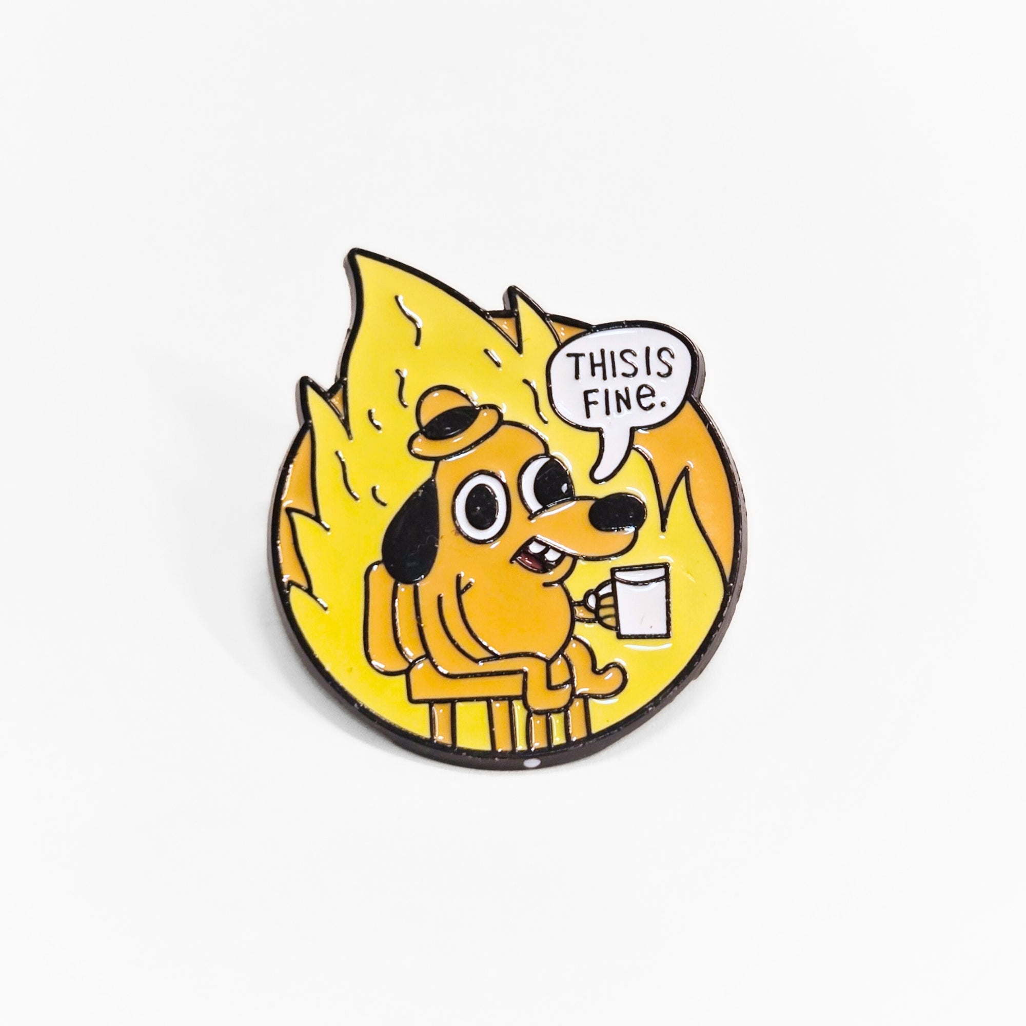 This is Fine Meme | Collectible Pin - NovaSmartLinks