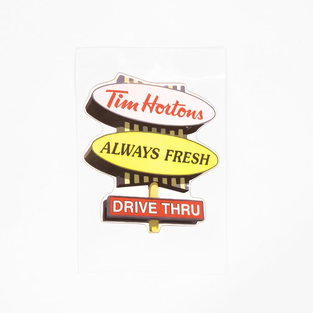 Timmies Drive Thru | Vinyl Sticker - NovaSmartLinks