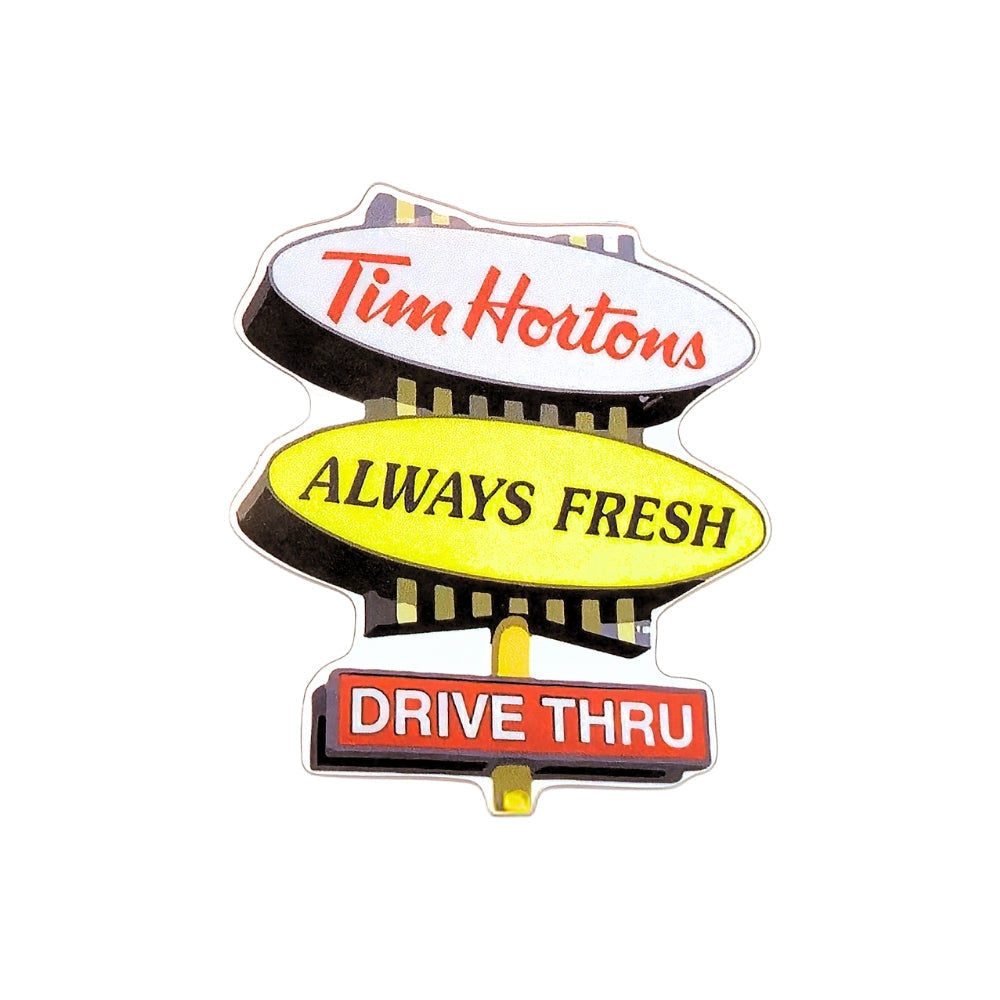 Timmies Drive Thru | Vinyl Sticker - NovaSmartLinks