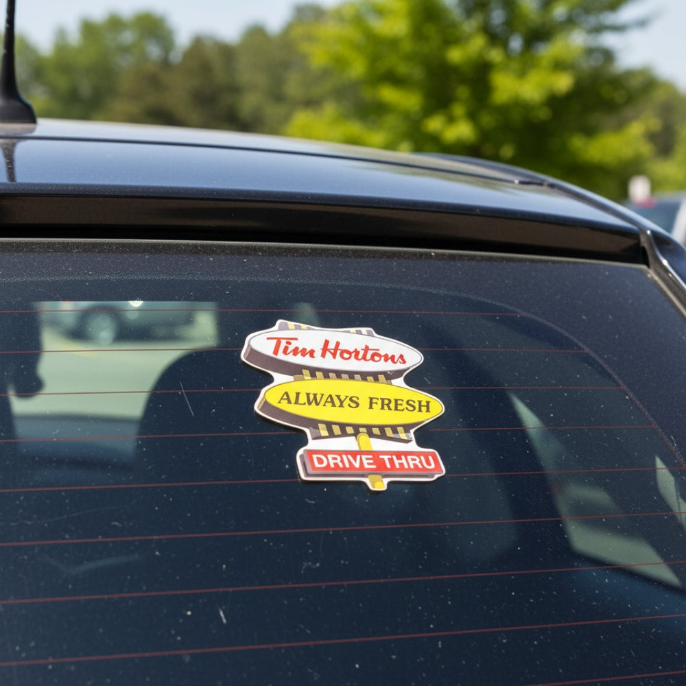 Timmies Drive Thru | Vinyl Sticker - NovaSmartLinks