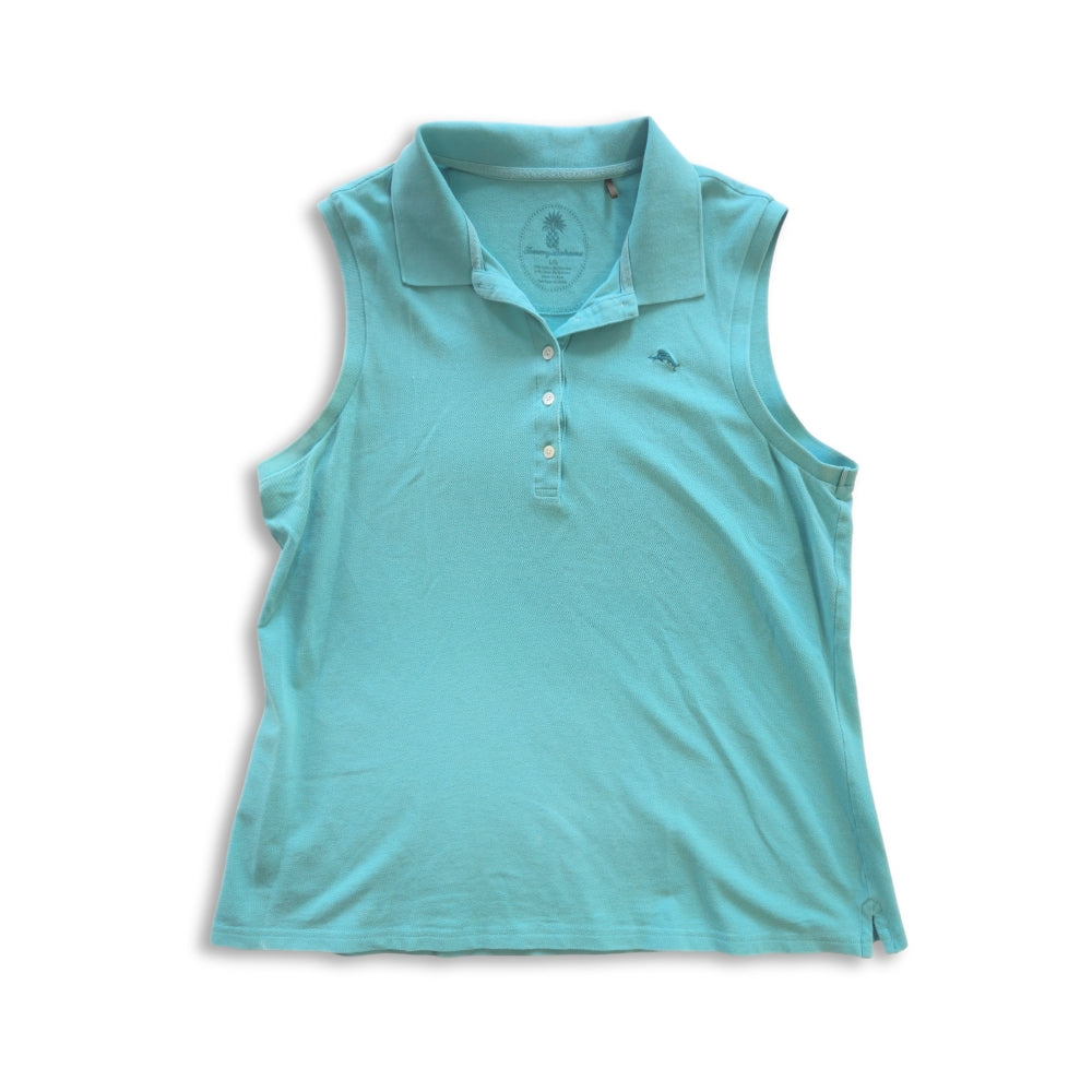 Tommy Bahama Women's Classic Paradise Sleeveless Polo [L] - NovaSmartLinks