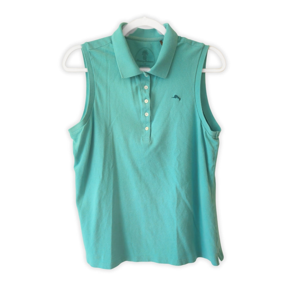 Tommy Bahama Women's Classic Paradise Sleeveless Polo [L] - NovaSmartLinks