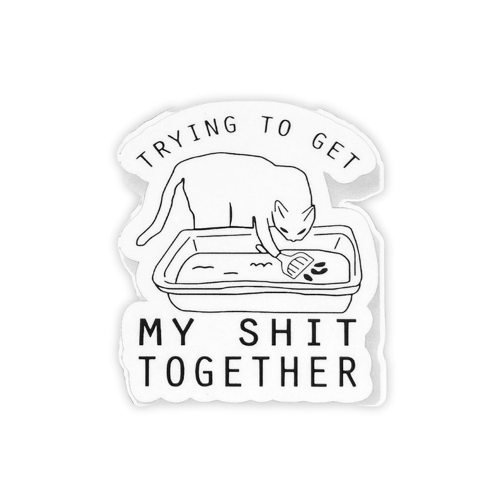 Trying to Get My Shit Together | Vinyl Sticker - NovaSmartLinks