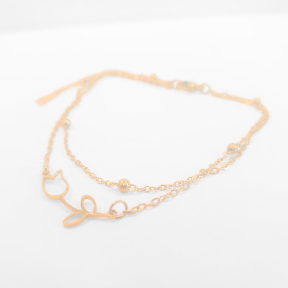 Tulip Anklet (Gold) - NovaSmartLinks