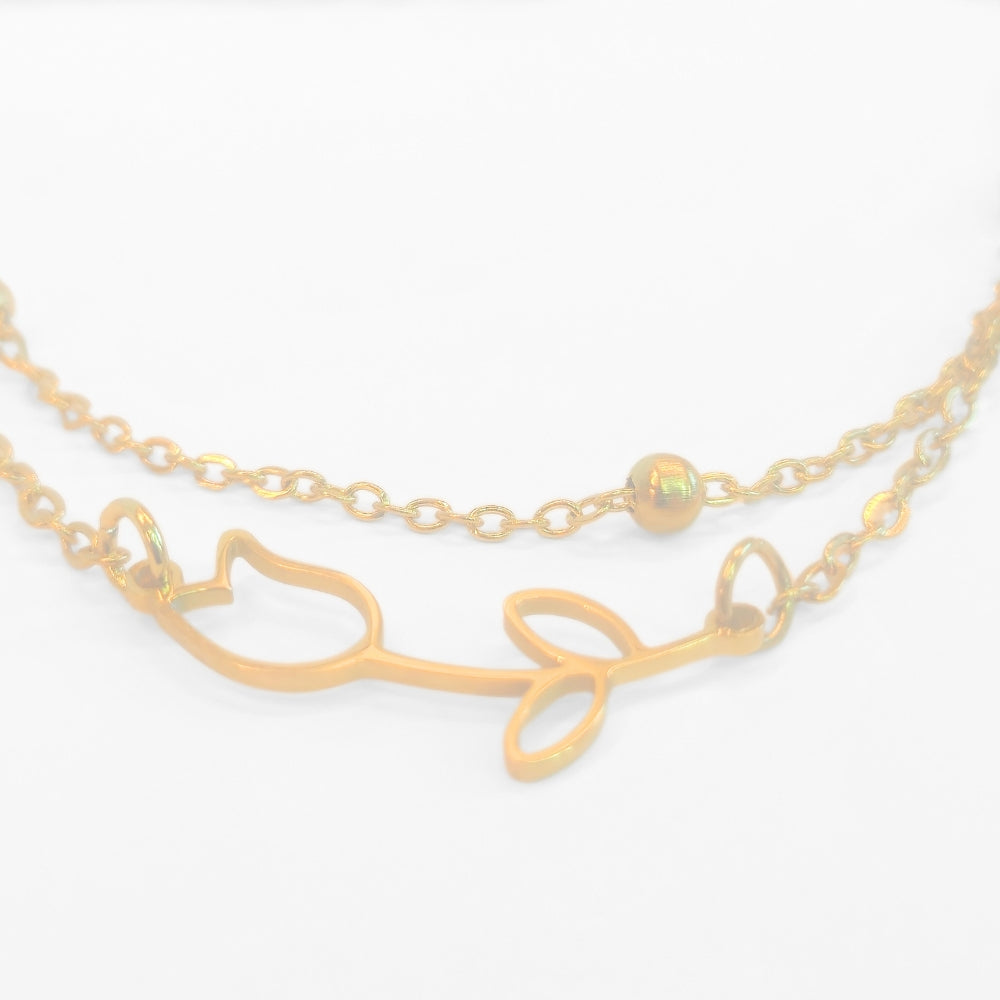 Tulip Anklet (Gold) - NovaSmartLinks