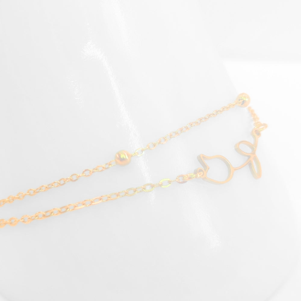 Tulip Anklet (Gold) - NovaSmartLinks