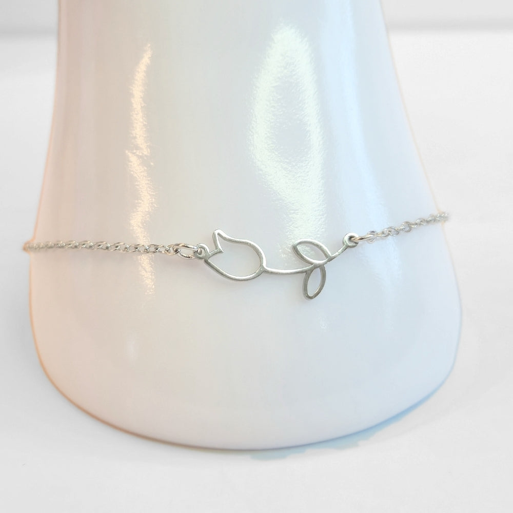 Tulip Anklet (Silver) - NovaSmartLinks
