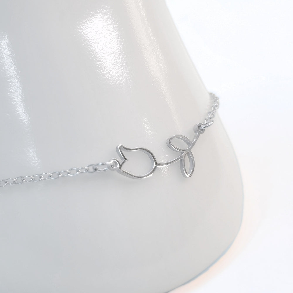Tulip Anklet (Silver) - NovaSmartLinks