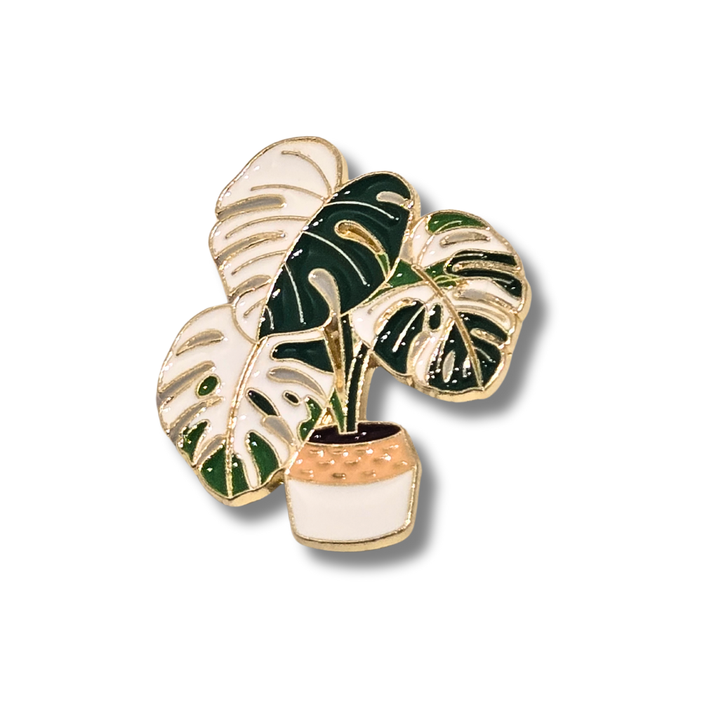 Variegated Monstera Plant | Collectible Pin - NovaSmartLinks