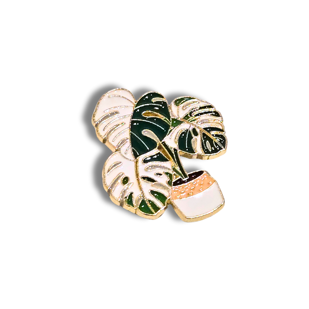 Variegated Monstera Plant | Collectible Pin - NovaSmartLinks