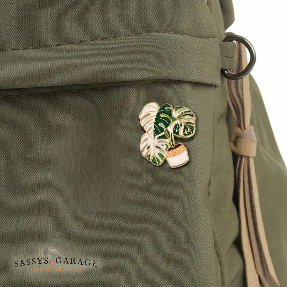 Variegated Monstera Plant | Collectible Pin - NovaSmartLinks