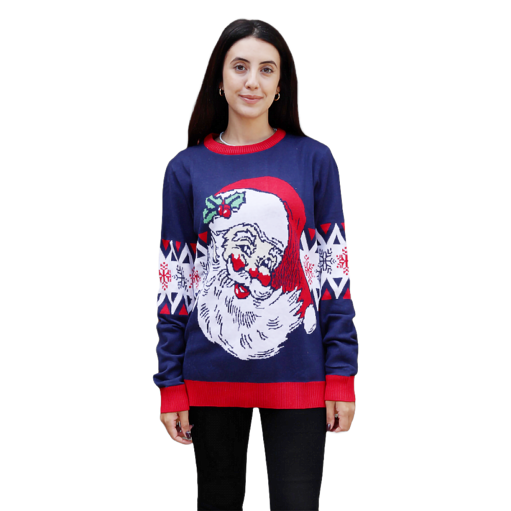 Vintage Laughing Santa  Sweater - NovaSmartLinks