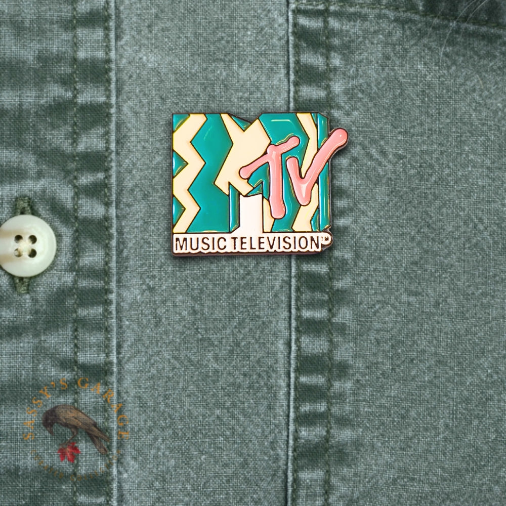 Vintage 80s MTV Logo | Collectible Pin - NovaSmartLinks
