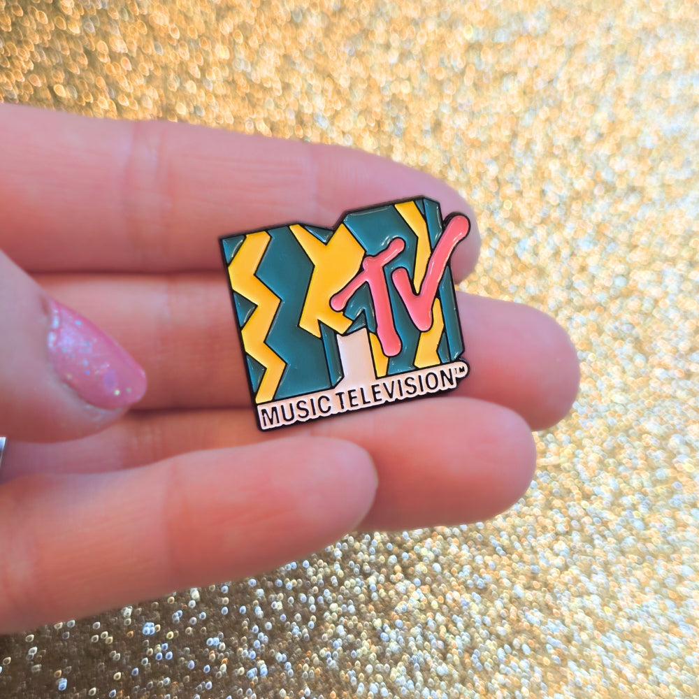 Vintage 80s MTV Logo | Collectible Pin - NovaSmartLinks