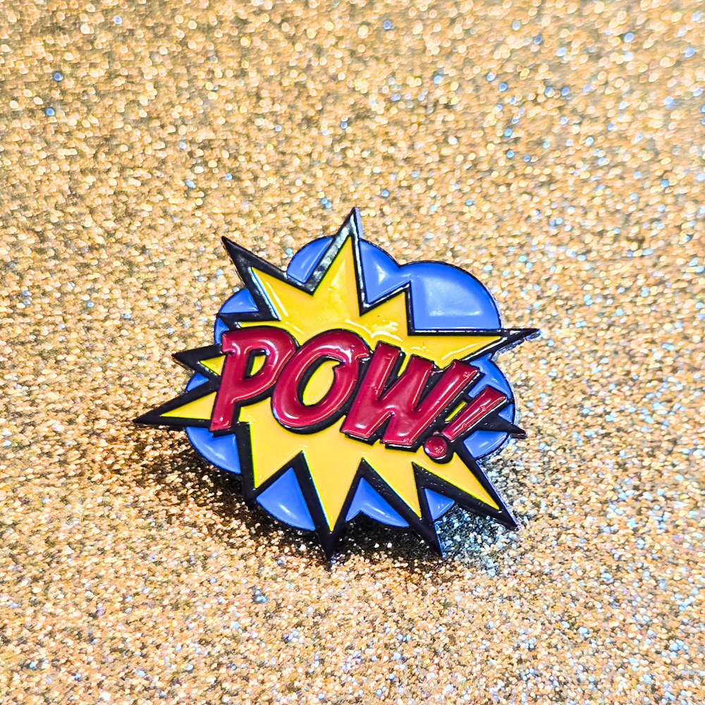 Vintage Comic Book POW! | Collectible Pin - NovaSmartLinks