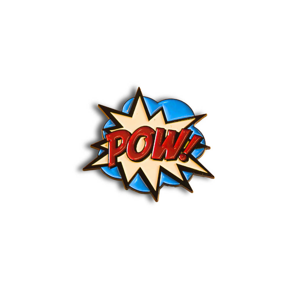 Vintage Comic Book POW! | Collectible Pin - NovaSmartLinks