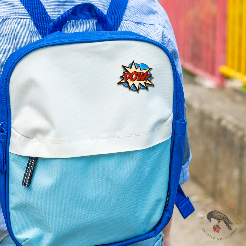 Vintage Comic Book POW! | Collectible Pin - NovaSmartLinks