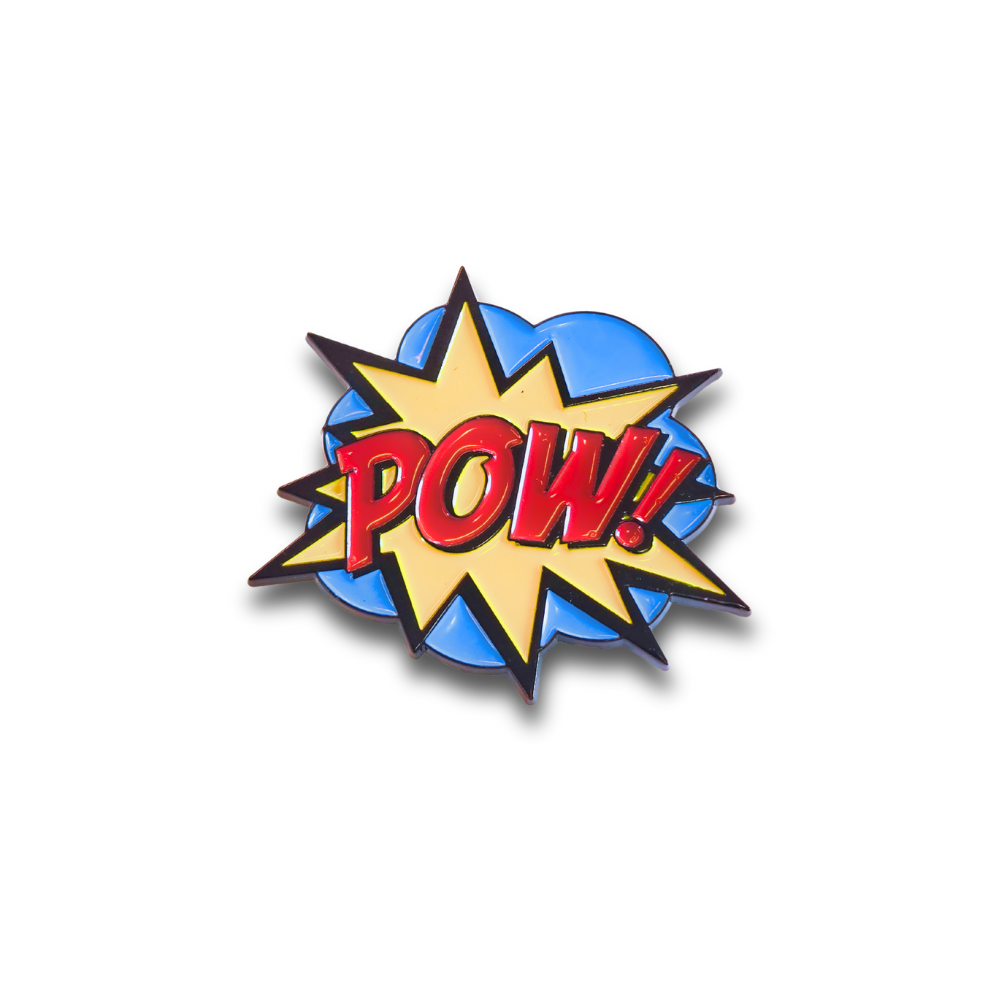 Vintage Comic Book POW! | Collectible Pin - NovaSmartLinks