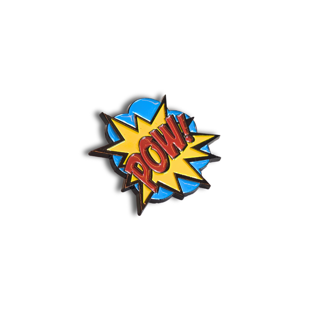 Vintage Comic Book POW! | Collectible Pin - NovaSmartLinks