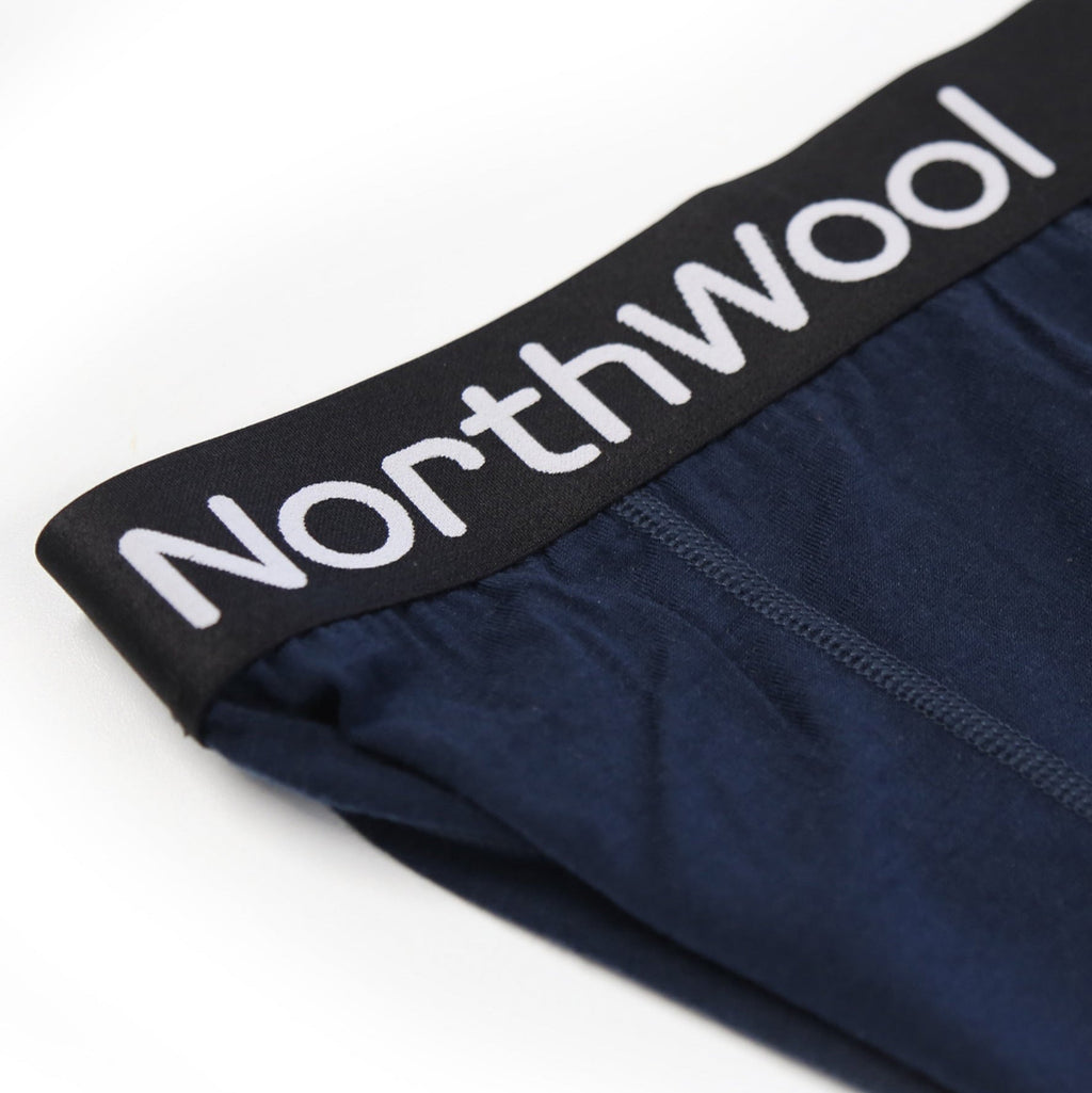 NorthWool Women's Merino Wool Thermal Leggings (Navy) - NovaSmartLinks