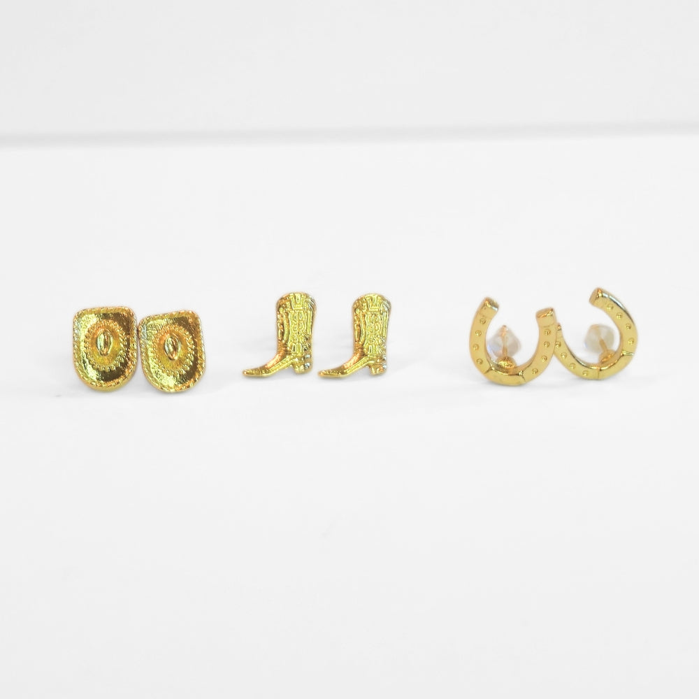 Country & Western Stud Earrings - NovaSmartLinks