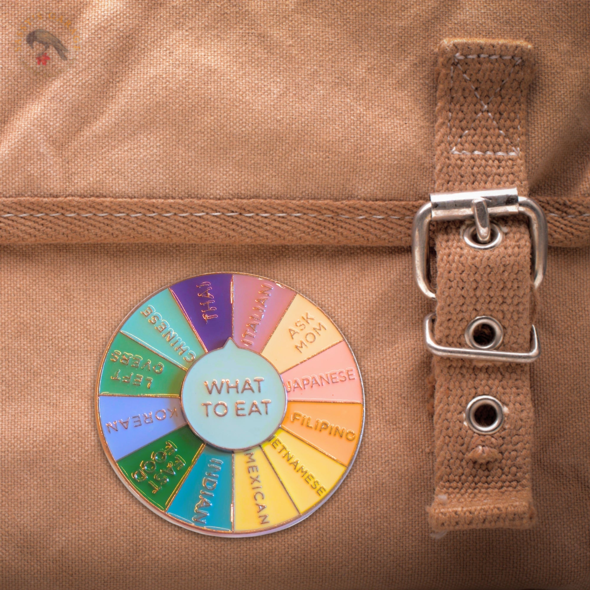 What To Eat (Decision-Making Wheel) | Collectible Pin - NovaSmartLinks