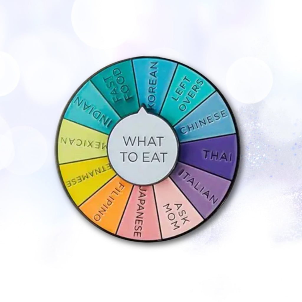 What To Eat (Decision-Making Wheel) | Collectible Pin - NovaSmartLinks