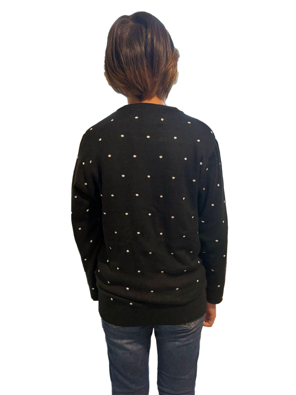 Girl Nosy Reinder Sweater - NovaSmartLinks