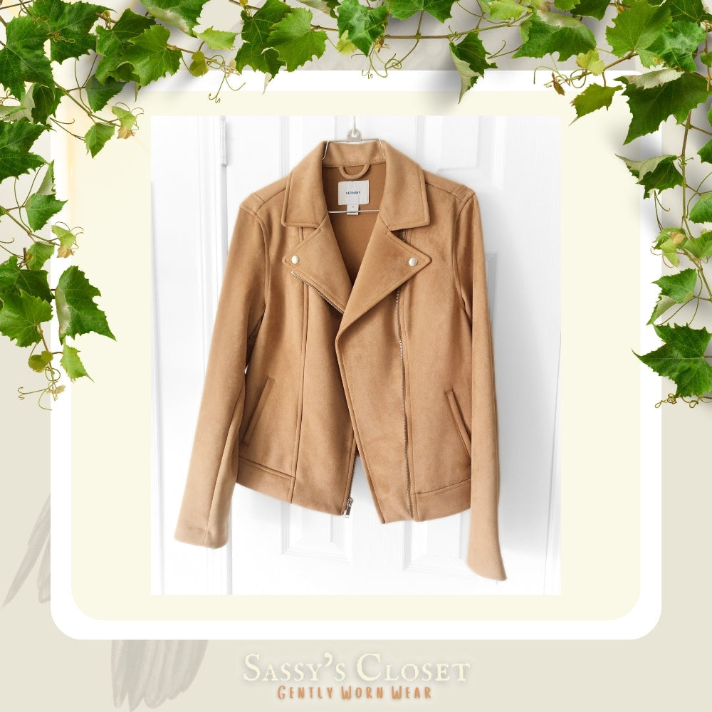 Women's Faux Suede Jacket - NovaSmartLinks