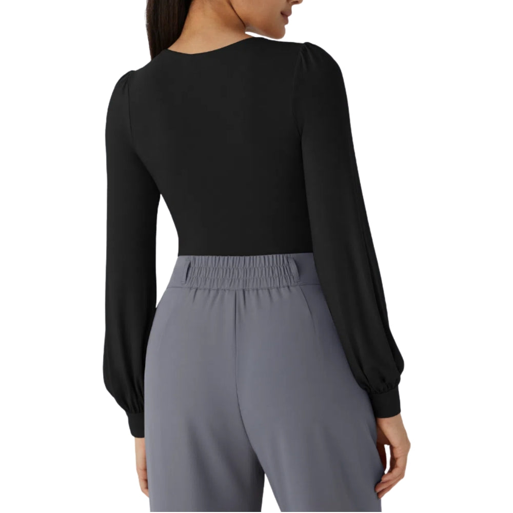 Women's V Neck Bodysuit [M] - NovaSmartLinks