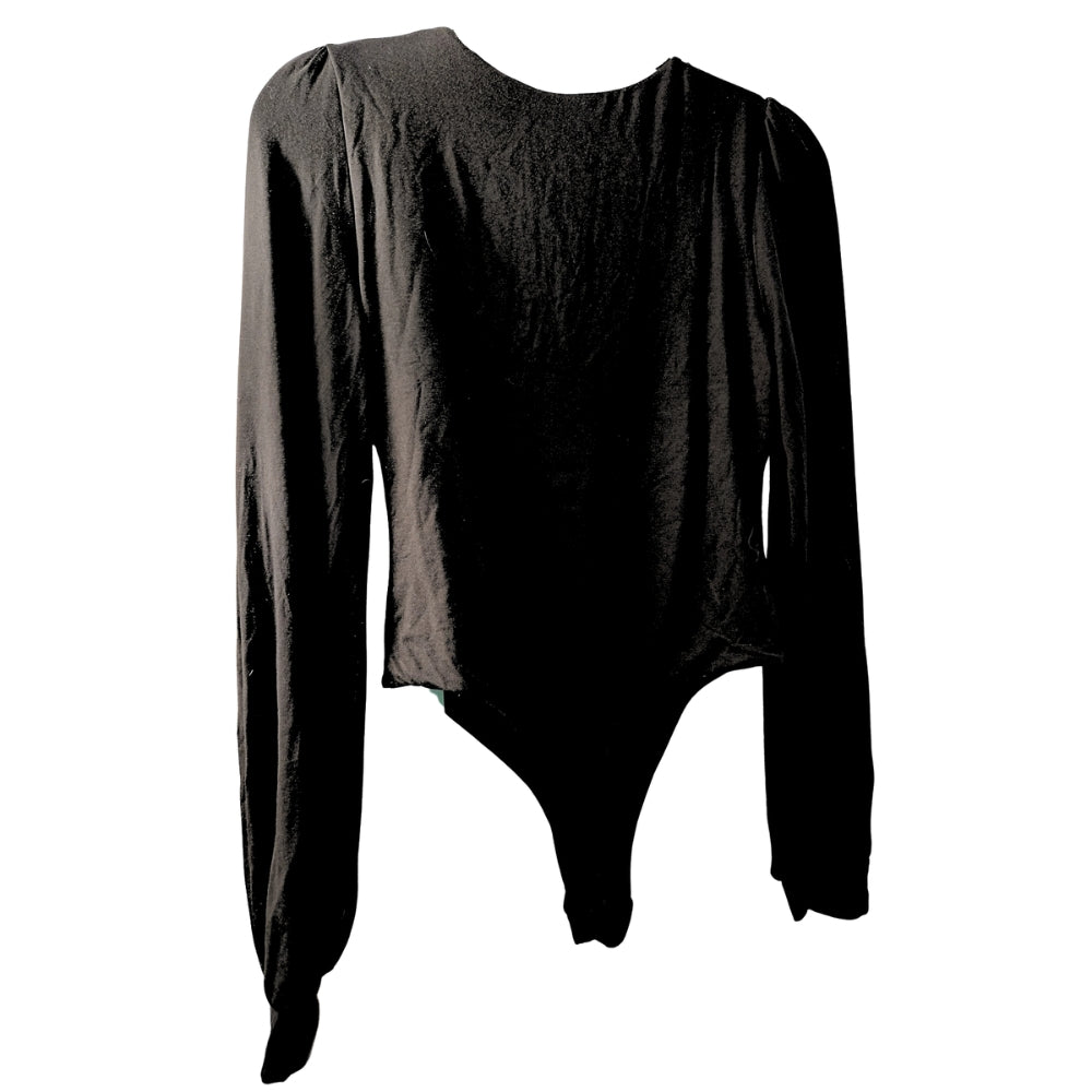 Women's V Neck Bodysuit [M] - NovaSmartLinks