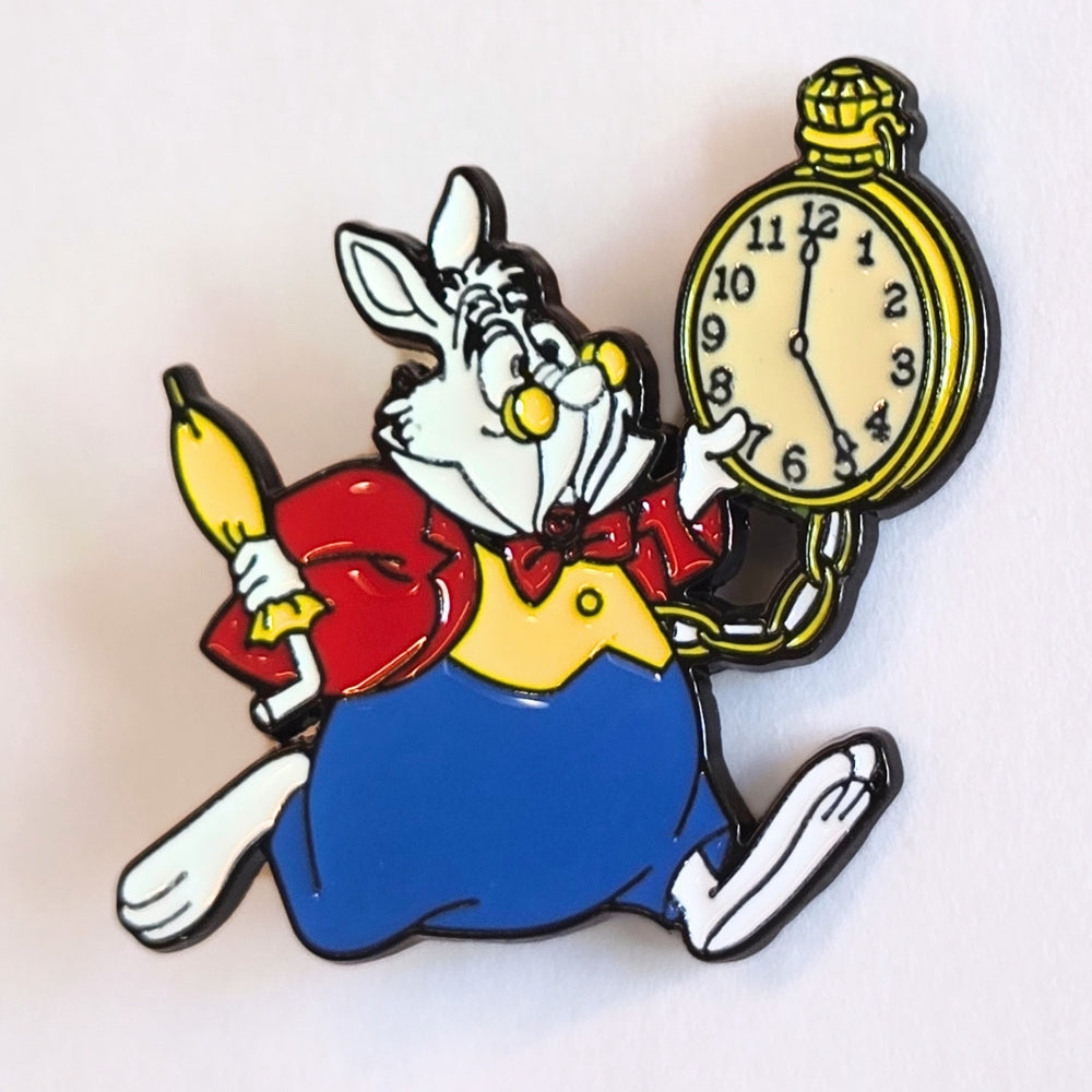 White Rabbit with Pocket Watch (Yellow) | Collectible Pin - NovaSmartLinks